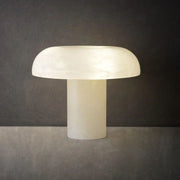 Alabaster Mushroom Shape Table Lamp
