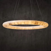 Karen Alabaster Ring Chandelier