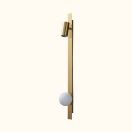 Liila 2 Brass Wall Lamp