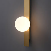 Liila 2 Brass Wall Lamp