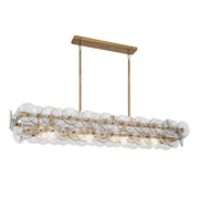 Loren Linear Glass Chandelier