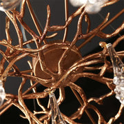 Modern Branch Chandelier Drop Flower D 31.5