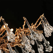 Modern Branch Chandelier Drop Flower D 31.5