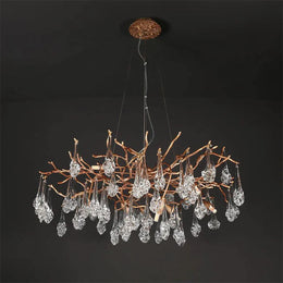 Modern Branch Chandelier Drop Flower D 39.3