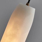 Marble Alabaster Flute Pendant Light