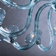 Marcella Venetian Blue Glass Chandelier 43