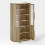Marlow Oak Bookcase With Cabinet - Themodhome product image 05