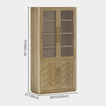 Marlow Oak Bookcase With Cabinet - Themodhome product image 10