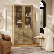 Marlow Oak Bookcase With Cabinet - Themodhome product image 12
