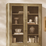 Marlow Oak Bookcase With Cabinet - Themodhome product image 14