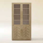Marlow Oak Bookcase With Cabinet - Themodhome product image 01
