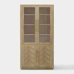 Marlow Oak Bookcase With Cabinet - Themodhome product image 03