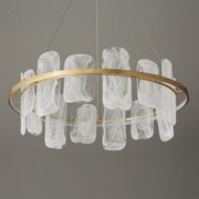 Mille Round Glass Chandelier