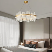 Mille Round Glass Chandelier