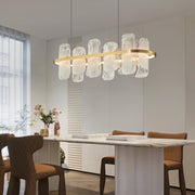 Mille Round Glass Chandelier