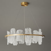Mille Round Glass Chandelier
