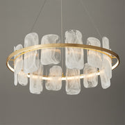 Mille Round Glass Chandelier