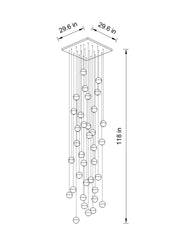 Dazzling Crystal Sphere Chandelier