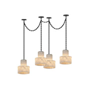 Multi-Tier Chain Drum Pendant Lamp