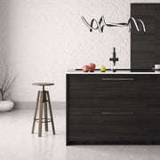 Munich LED Horizontal Chandelier // Black