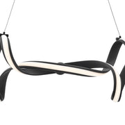 Munich LED Horizontal Chandelier // Black
