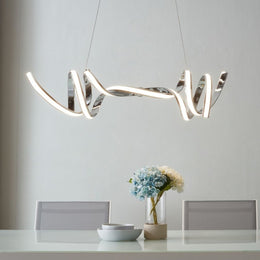 Munich LED Horizontal Chandelier Chrome