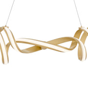 Munich LED Horizontal Chandelier // Gold
