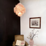 Murano Chandelier 36 Pink Disks