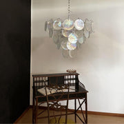 Murano Chandelier 57 Iridescent Glass