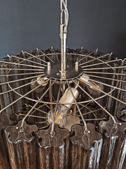 Murano Chandelier – 78 tubes – Smoked