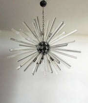 Murano Chandelier – Sputnik – 50 prisms – Transparent