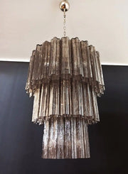 Murano Chandelier – 52 tubes – Smoked