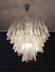 Murano Chandelier – 23 Rondini – Granigliar – Transparent