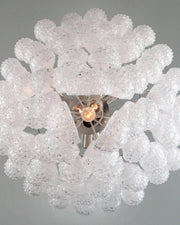 Murano Chandelier – Drop – 75 glasses – Transparent
