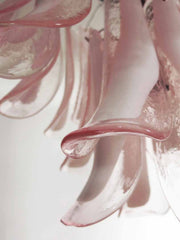 Murano Chandelier – 26 petals – Pink