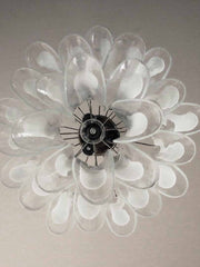 Murano Chandelier – 26 petals – White