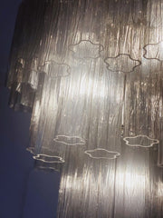 Murano Chandelier – 48 tubes – Smoked