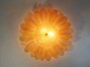 Murano ceiling lamp – Barovier – Yellow