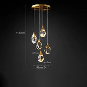 Eve Crystal Multi-Lights Pendant