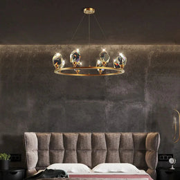 Eve Crystal Crown Chandelier