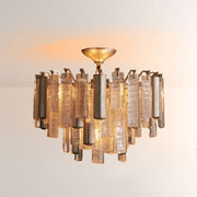 Nova Crystal Prism Flush Mount