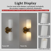 Monty Alabaster Linear Wall Sconce