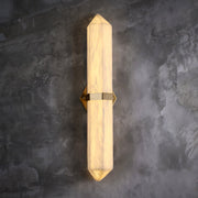 Alabaster Obelisk Wall Sconce