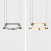 Ola Single Ring Alabaster Chandelier