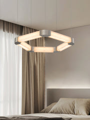 Ola Single Ring Alabaster Chandelier
