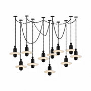 Orbital Drift Chain Chandelier