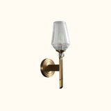 Orrefors Vase Brass Sconce