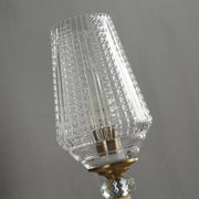 Orrefors Vase Brass Sconce
