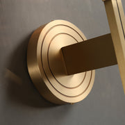 Orrefors Vase Brass Sconce