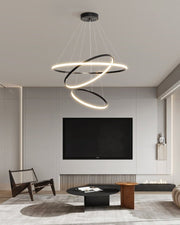 Orrery Rings Chandelier